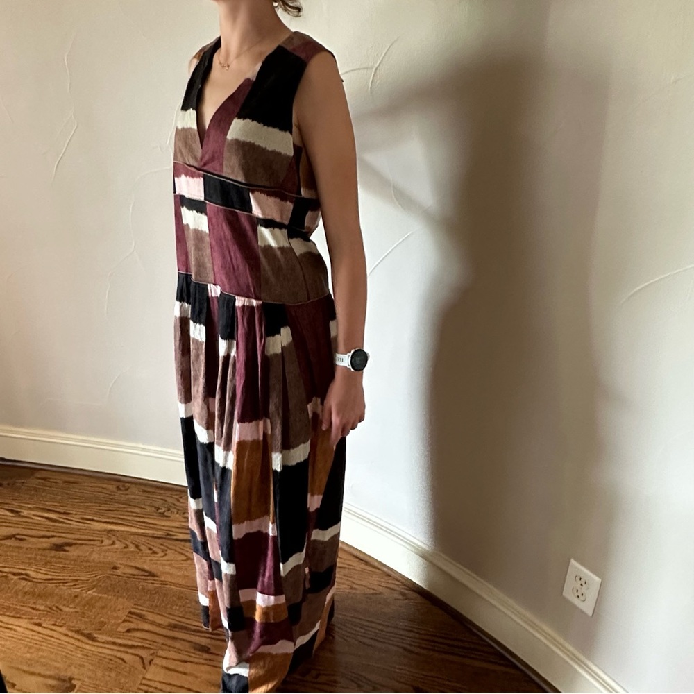 Marni Deep V-Neck Maxi Dress - Picture 3 of 13